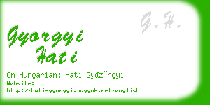 gyorgyi hati business card